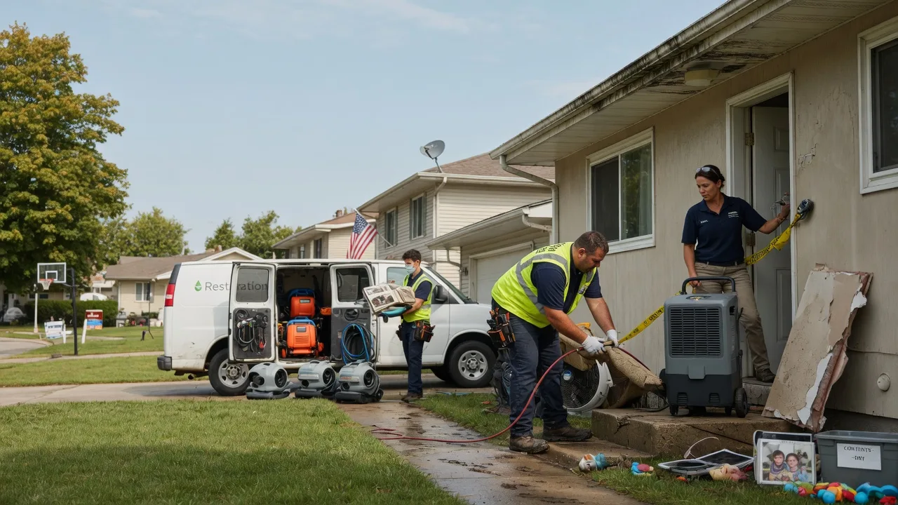 Water Damage Restoration in New Point, IN near me
